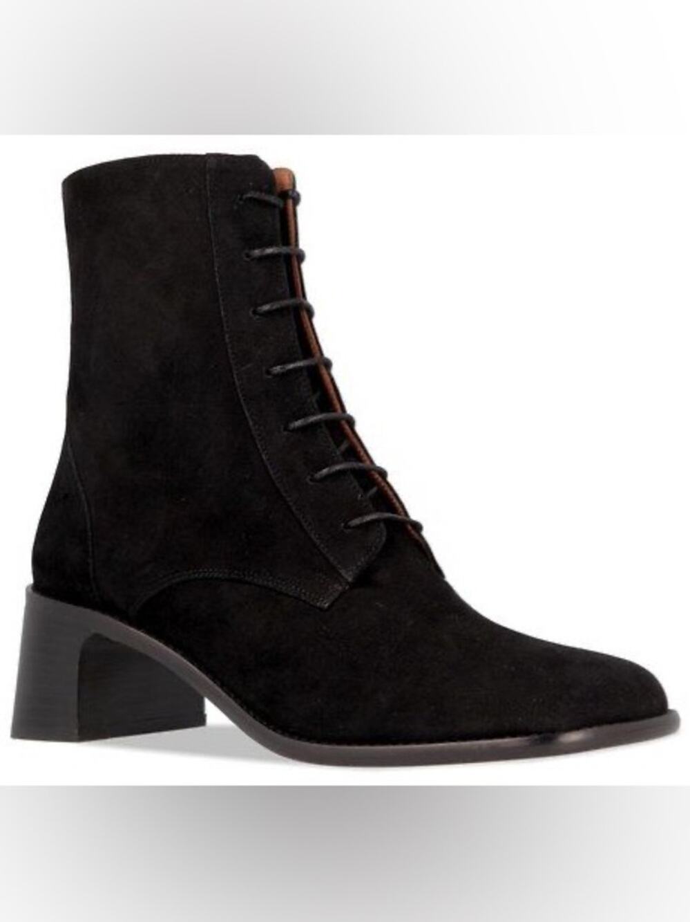 By Far Lamia 36 size 5.5 velvet Women's Lace-Up Ankle Boot